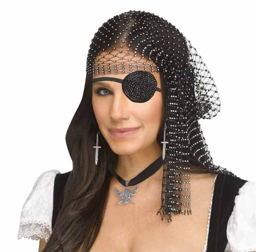 Black Bling Instant Pirate Costume Kit