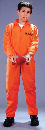 Got Busted Child Costume, Large 12-14