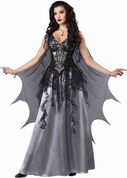 Dark Vampire Countess Women's Costume, Extra Large