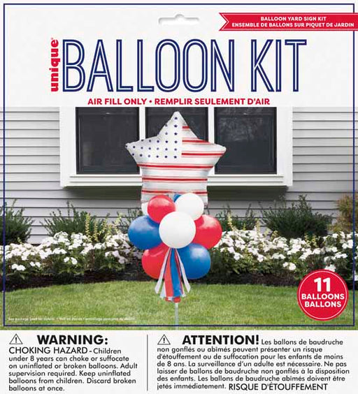 USA Balloon Yard Sign Kit