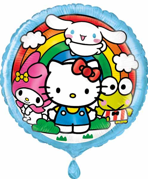Hello Kitty and Friends 18-Inch Foil Balloon