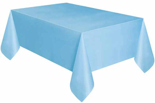 Powder Blue Table Cover, 54 x 108 Inches