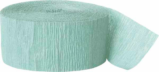 Mint Green Crepe Paper Streamer, 81 ft