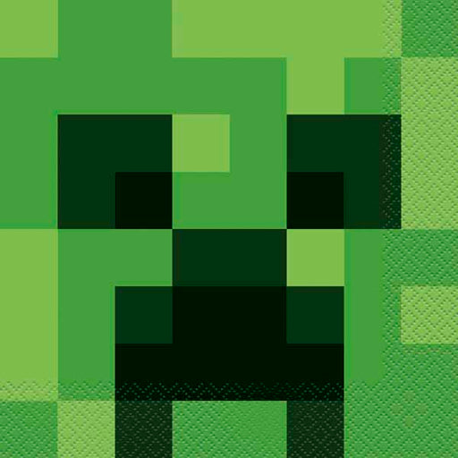 Minecraft Luncheon Napkins, 16 Pack