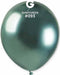 Gemar 5" Shiny Green #093 Latex Balloons, 50 Count