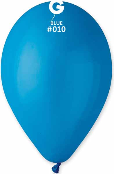 Gemar 12-Inch Blue #010 Latex Balloons, 50 Count