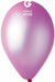 Gemar 12-Inch Neon Purple #026 Latex Balloons, 50 Count