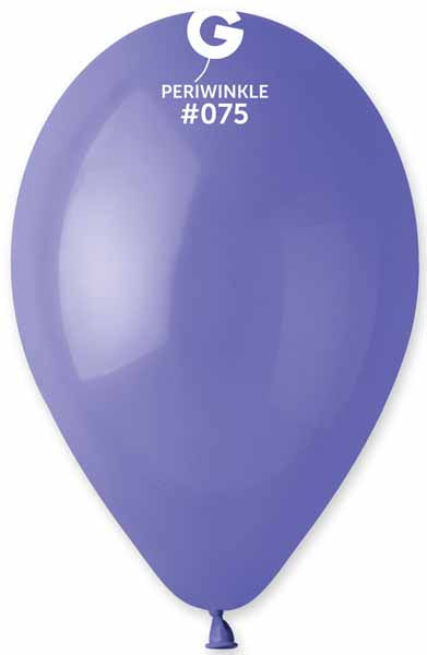 Gemar 12" Periwinkle Latex Balloons #075, 50 Pack