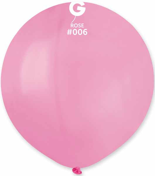 Gemar 19-Inch Rose #006 Latex Balloons, 25 Count