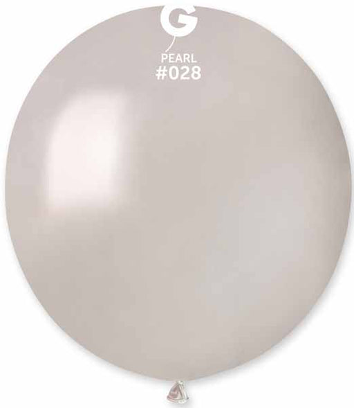 Gemar 19" Metallic Pearl #028 Latex Balloons, 25 Count