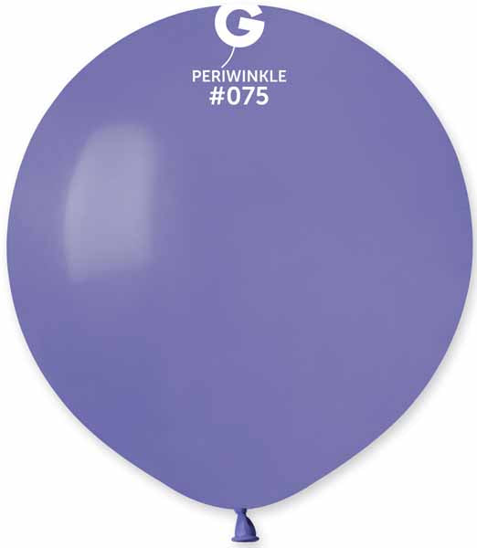 Gemar 19-Inch Periwinkle #075 Latex Balloons, 25 Count