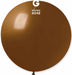 Gemar 31" Brown #048 Latex Balloon, 1 Count