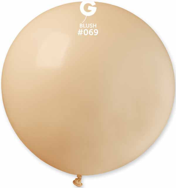 Gemar 31" Blush #069 Latex Balloon, 1 Count