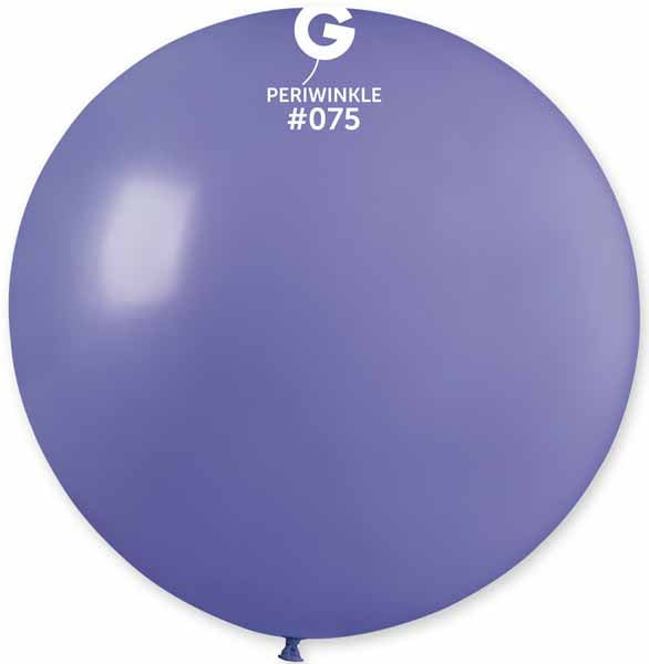 Gemar 31" Periwinkle #075 Latex Balloon, 1 Count
