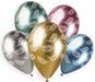 Gemar 13" Shiny Plume Assorted Latex Balloons, 25 Pack