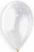 GEMAR 13" CHIC DOTS CLEAR 50/BAG