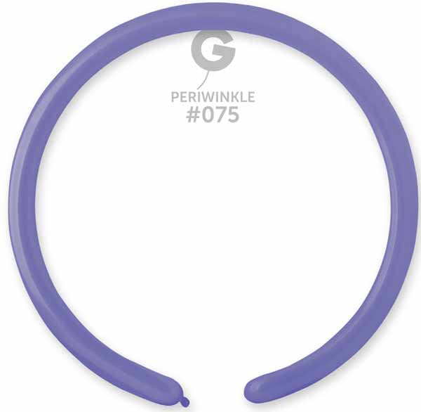 Gemar 160 Periwinkle #075 Twisting Balloons, 50 Pack