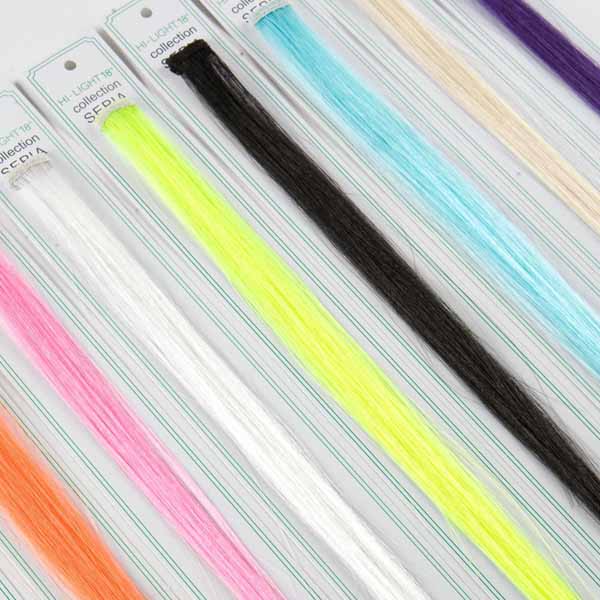 Sepia Pink Clip-In Hair Highlight, 18 Inch