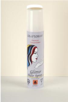 Graftobian Red Glitter Hairspray, 150 mL