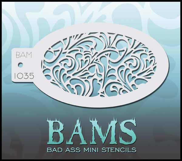 Graftobian Badass Mini Stencil - Laizy Paizley