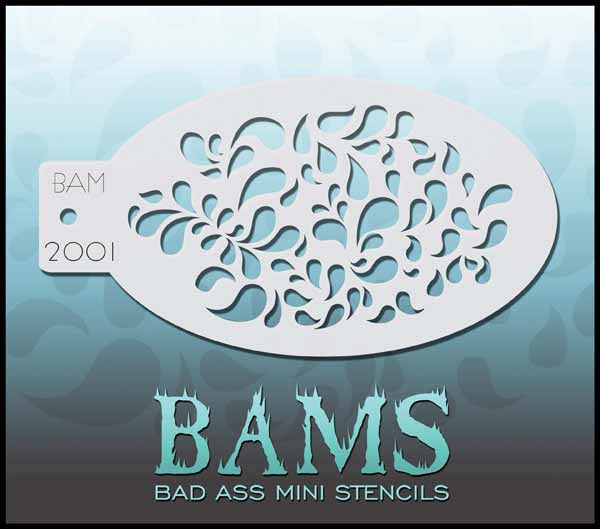 Graftobian Bad Ass Mini Stencil - Splash