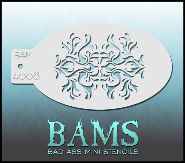 Graftobian Bad Ass Mini Stencil - Baroque