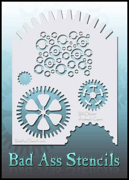 Graftobian Bad Ass Gears Stencil