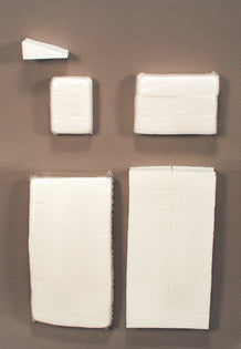 Graftobian Latex Makeup Sponge Wedges, 6 Pack