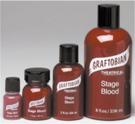 Graftobian Stage Blood with Brush, 1 oz