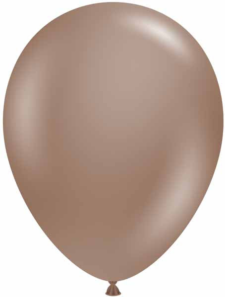 TUFTEX 11-Inch Cocoa Latex Balloons, 100 Count