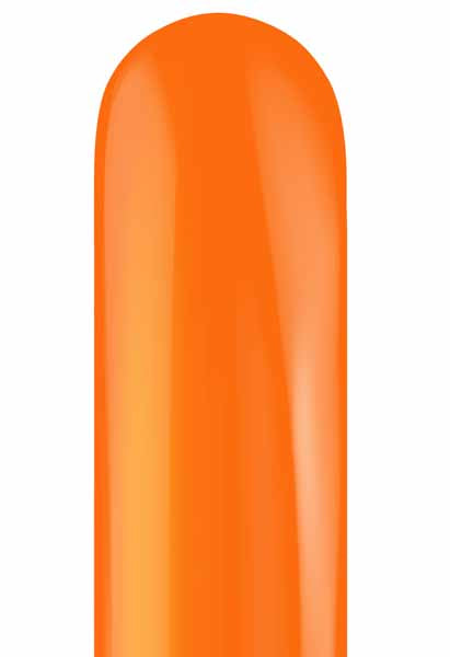 TUFTEX 260 Standard Orange Latex Twisting Balloons, 50 Count