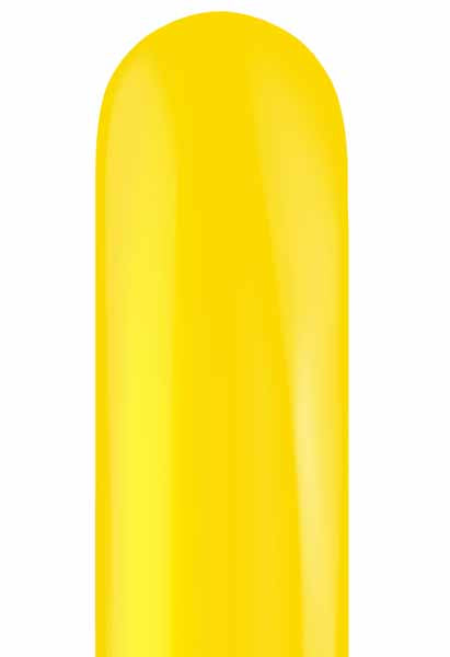 TUFTEX 260 Standard Yellow Latex Twisting Balloons, 50 Pack