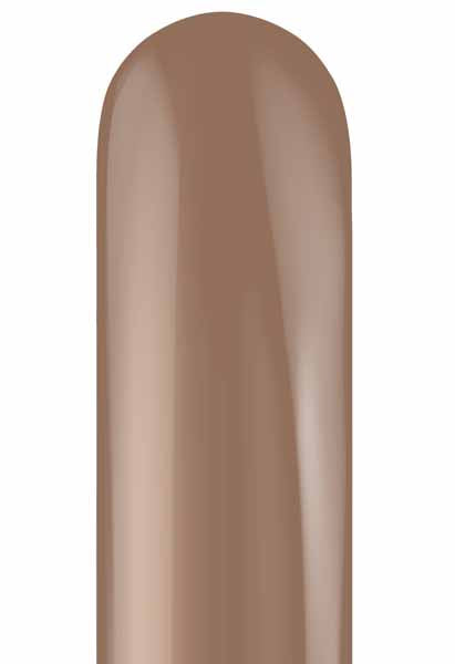 TUFTEX 260 Cocoa Latex Twisting Balloons, 50 Count