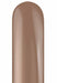 TUFTEX 260 Cocoa Latex Twisting Balloons, 50 Count