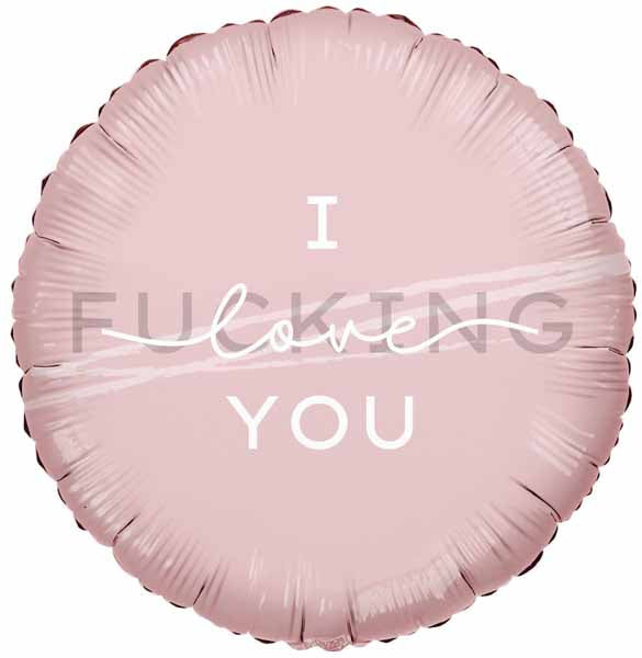 TUFTEX 18" I F***ING LOVE YOU Foil Balloon