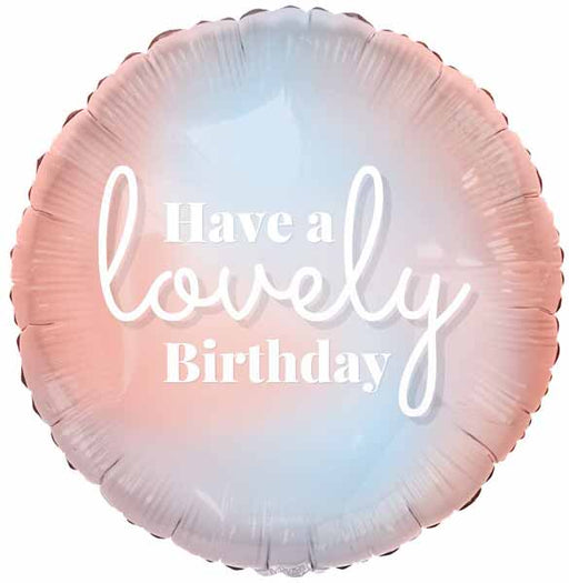TUFTEX 18" Lovely Birthday Foil Balloon