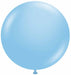 TUFTEX 24-Inch Baby Blue Latex Balloons, 25 Count