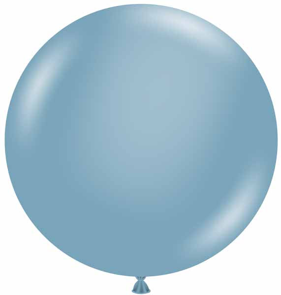 TUFTEX 36-Inch Blue Slate Latex Balloons, 2-Pack