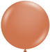 TUFTEX 36-Inch Burnt Orange Latex Balloons, 2-Pack