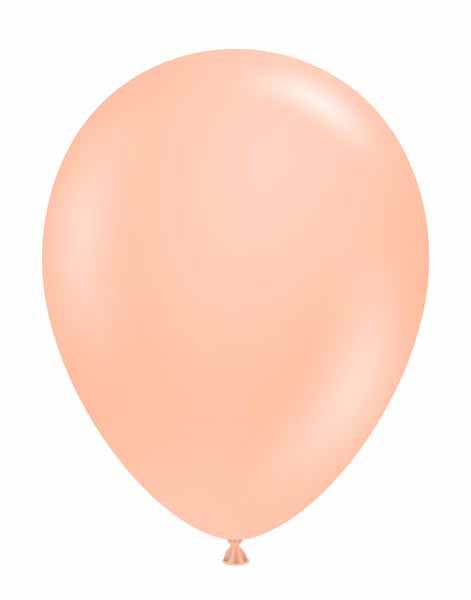 TUFTEX Cheeky Pastel Orange 17-Inch Latex Balloons, 50 Count
