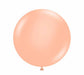 TUFTEX Cheeky Pastel Orange 36-Inch Latex Balloons, 2-Pack