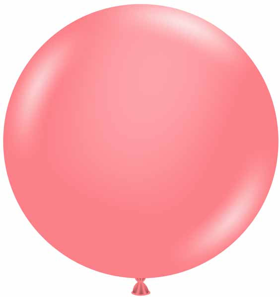TUFTEX 36-Inch Coral Latex Balloons, 2 Pack