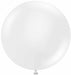 TUFTEX 24-Inch Crystal Clear Latex Balloons, 25 Count