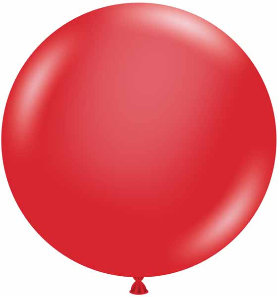 TUFTEX 36-Inch Crystal Red Latex Balloons, 2-Pack