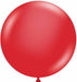TUFTEX 36-Inch Crystal Red Latex Balloons, 2-Pack