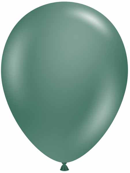TUFTEX 11-Inch Evergreen Latex Balloons, 100 Count