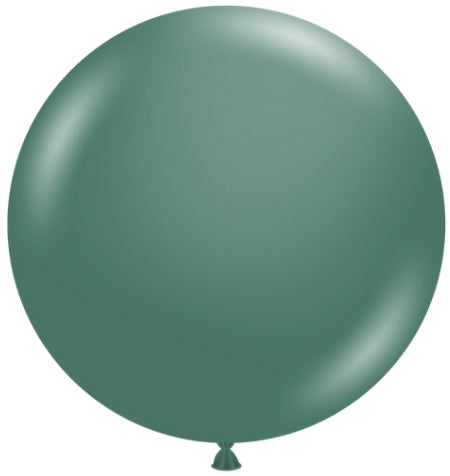 TUFTEX 24-Inch Evergreen Latex Balloons, 25 Count