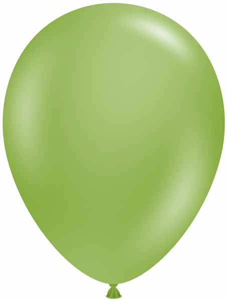 TUFTEX 5-Inch Fiona Green Latex Balloons, 50 Count