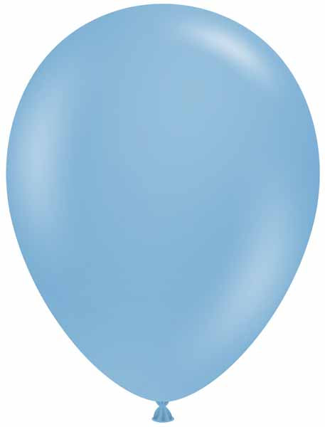 TUFTEX 17-Inch Pearl Georgia Blue Latex Balloons, 50 Count