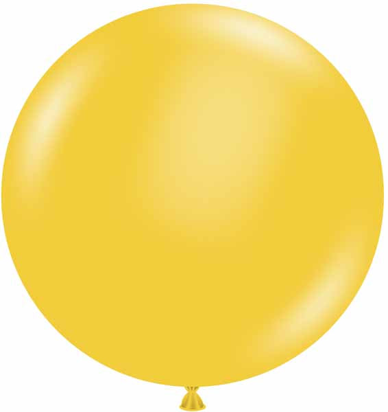 TUFTEX 24-Inch Goldenrod Latex Balloons, 25 Count